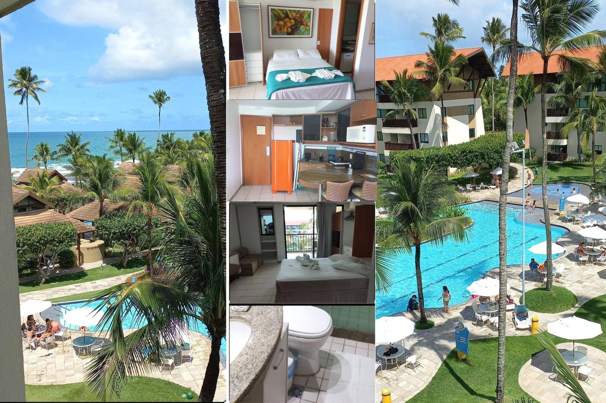 Estudio Marulhos, Varanda Com Vista De Mar E Parque Aquatico, A Beira-Mar Mar De Muro Alto, Com Wi-Fi, Restaurante, Estacionamento E A 10' De Pôrto das Galinhas Exteriör bild